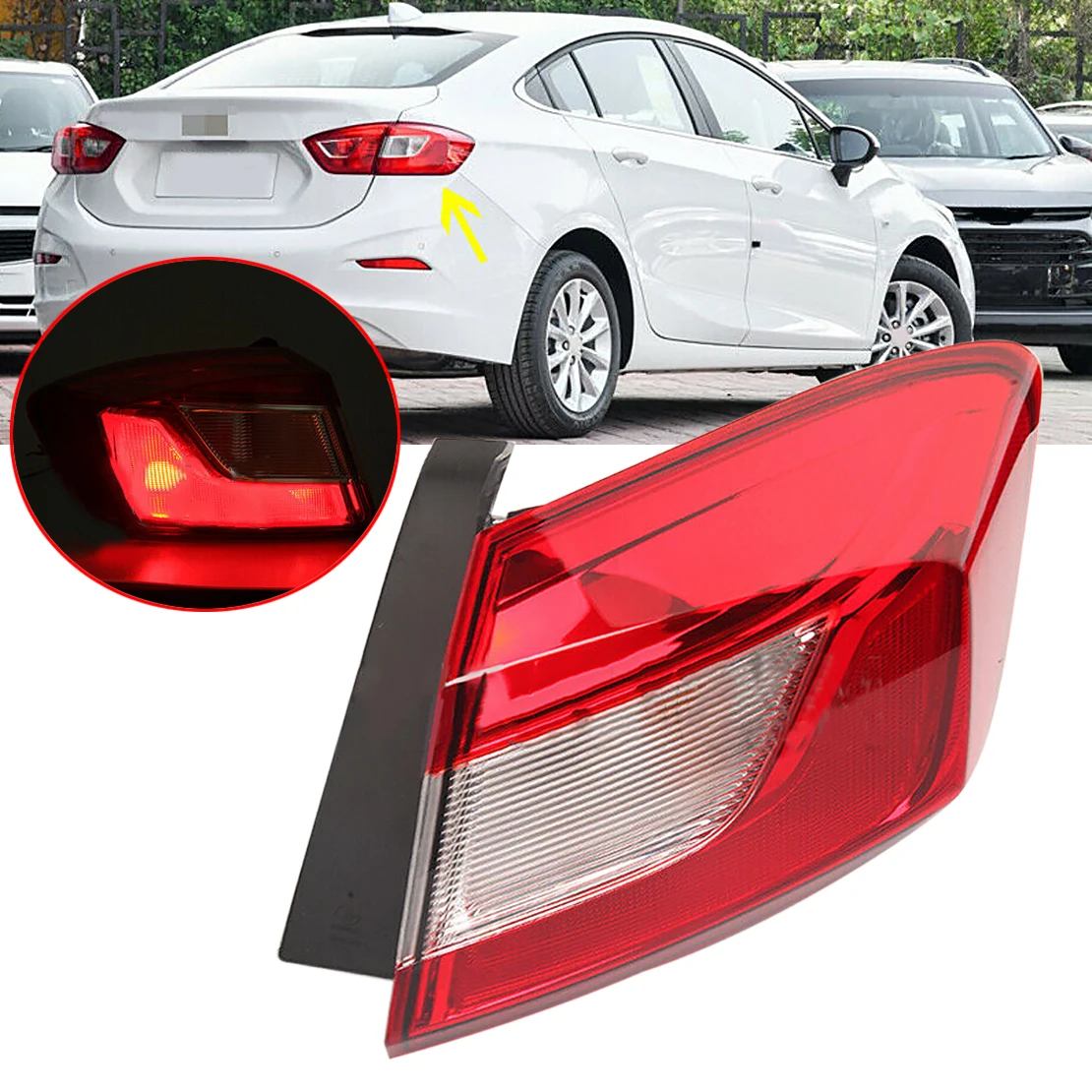 Новый Автомобильный задний тормозной светильник с правой стороны лампа 32x19 см