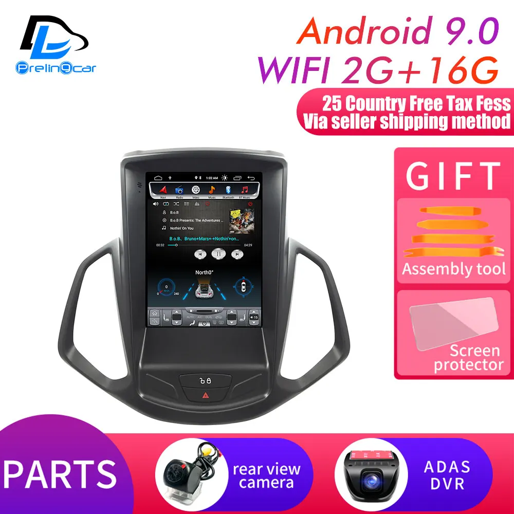 WIFI 2G16G add DVR 4G Lte вертикальный экран android система Мультимедиа Видео Радио плеер для ford Ecosport SUV 2013- лет Навигация стерео - Цвет: WIFI 2G16G add DVR