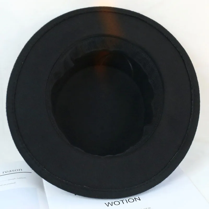 

Spring Imitation Woolen Women Hat Ladies Fedoras Top Jazz Round Cap Female Bow Ribbon Bowler Hats