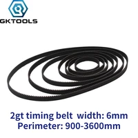 gktools c 26 3d printer gt2 15mm closed loop rubber 2gt timing belt width 15mm length 900 1000 1500 2000 2220 3000 3600 mm