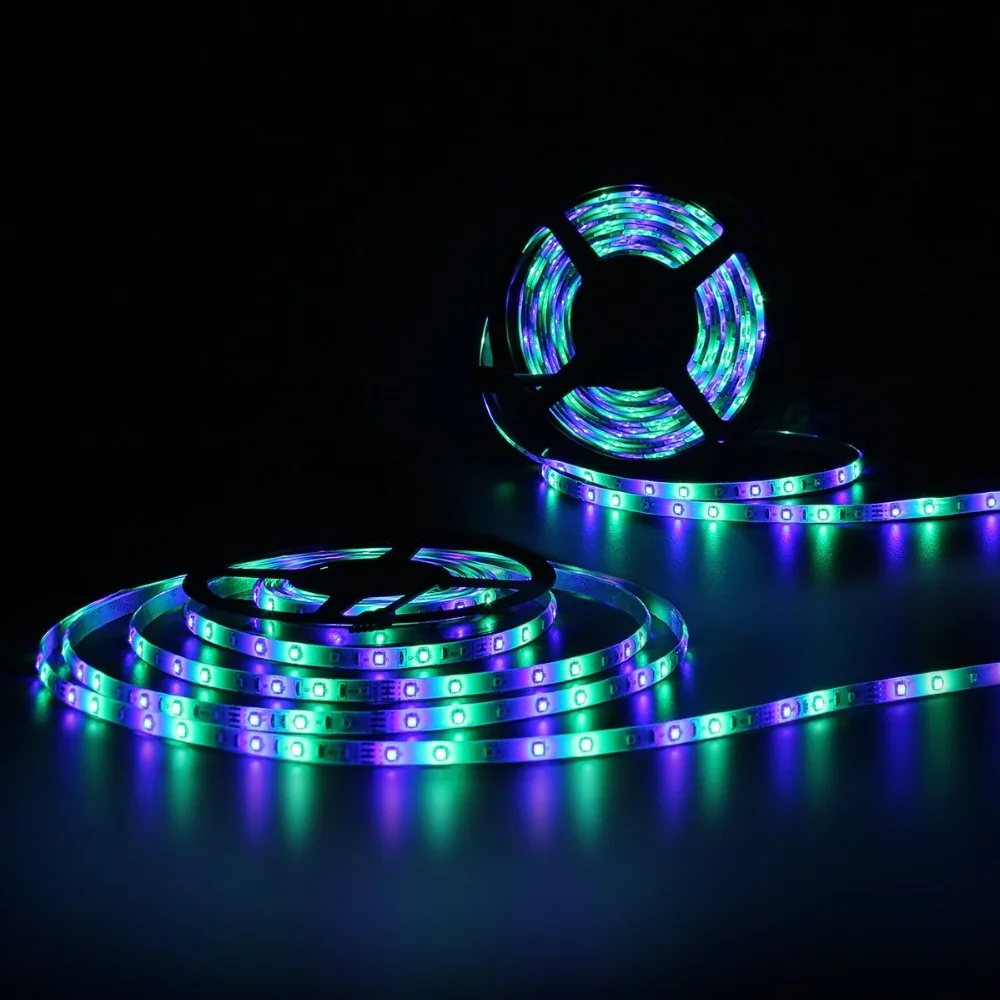 10 м Светодиодные Ленточные огни RGB smd 2835 Водонепроницаемые 5 м 15 м светодиодные ленты tiras с 44key ИК Удаленный rgb-контроллер 12 В блок питания