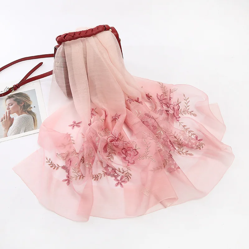 

Women gold cotton solid color muslim head scarf shawls and wraps pashmina bandana White