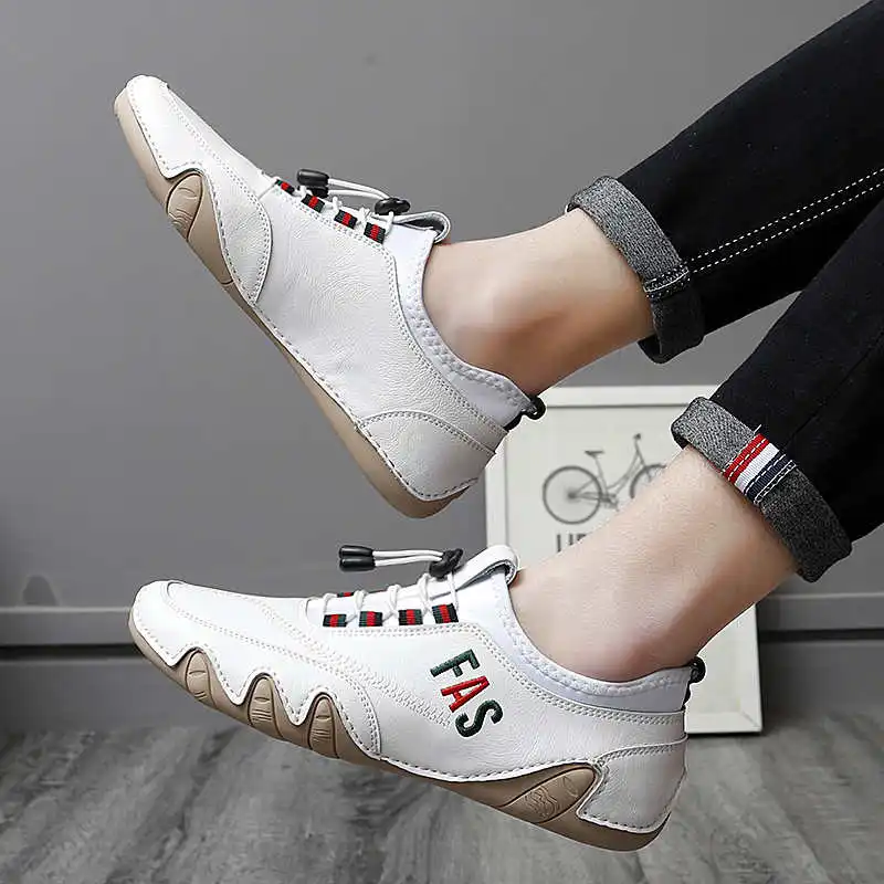 

Footwear Fashionable Leather Sneakers Men Shows Casual Dress Men's Shoes Designer Luxury 2021 Sport Shoes Men Brands Kid Tennis