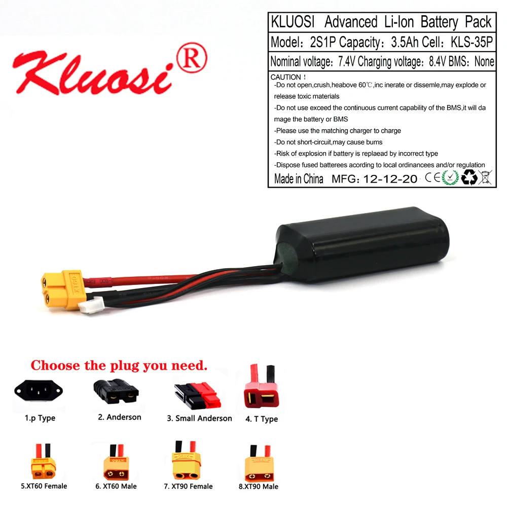 kluosi 2s1p 74 v 3 5ah высокое ёмкость бла бес