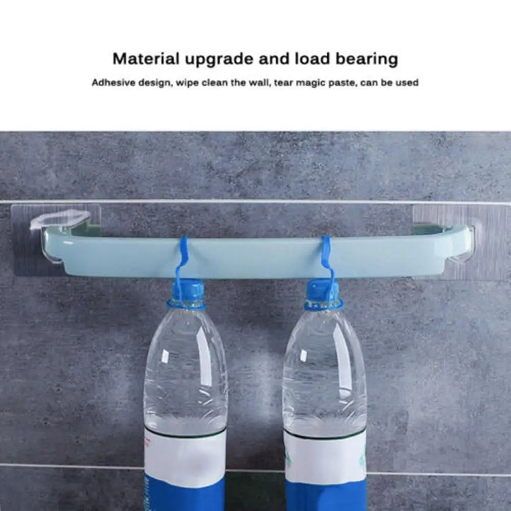 

Towel Rail Rack Holder Wall Mounted Bathroom Self-adhesive Hanging Hanger Shelf 466.64.2cm/18.112.591.65inches 40NOV20