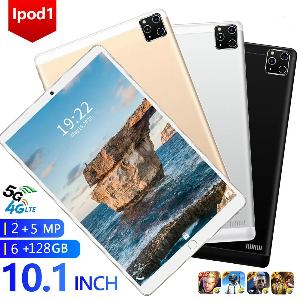 

Планшет Android 2021, ОЗУ 6 ГБ + 9,0 ГБ, экран 128 дюйма, аккумулятор 10,1 мАч, 2 + 5 Мп, 5000