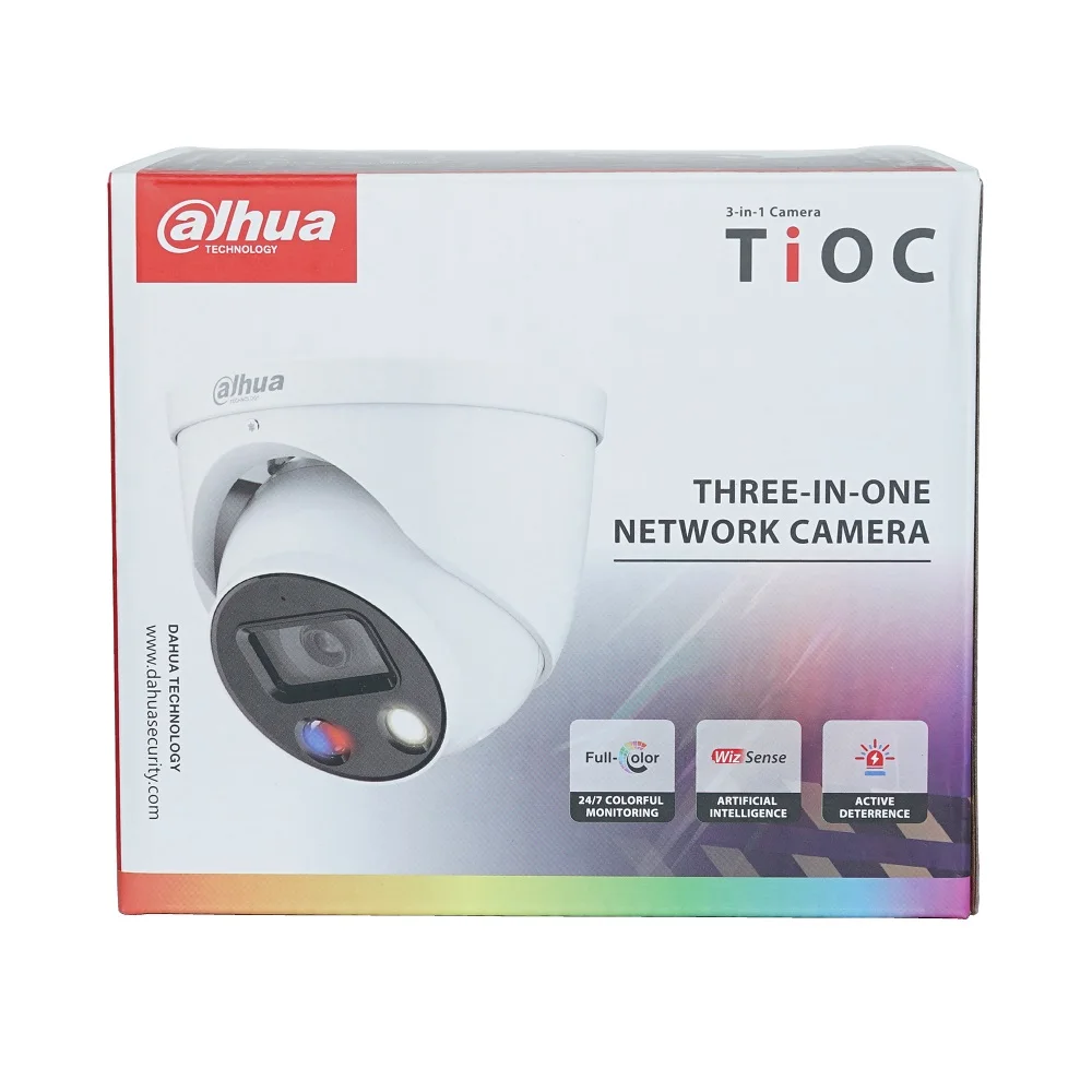 Сетевой видеорегистратор Dahua 8MP полноцветная активный сдерживание фиксированной