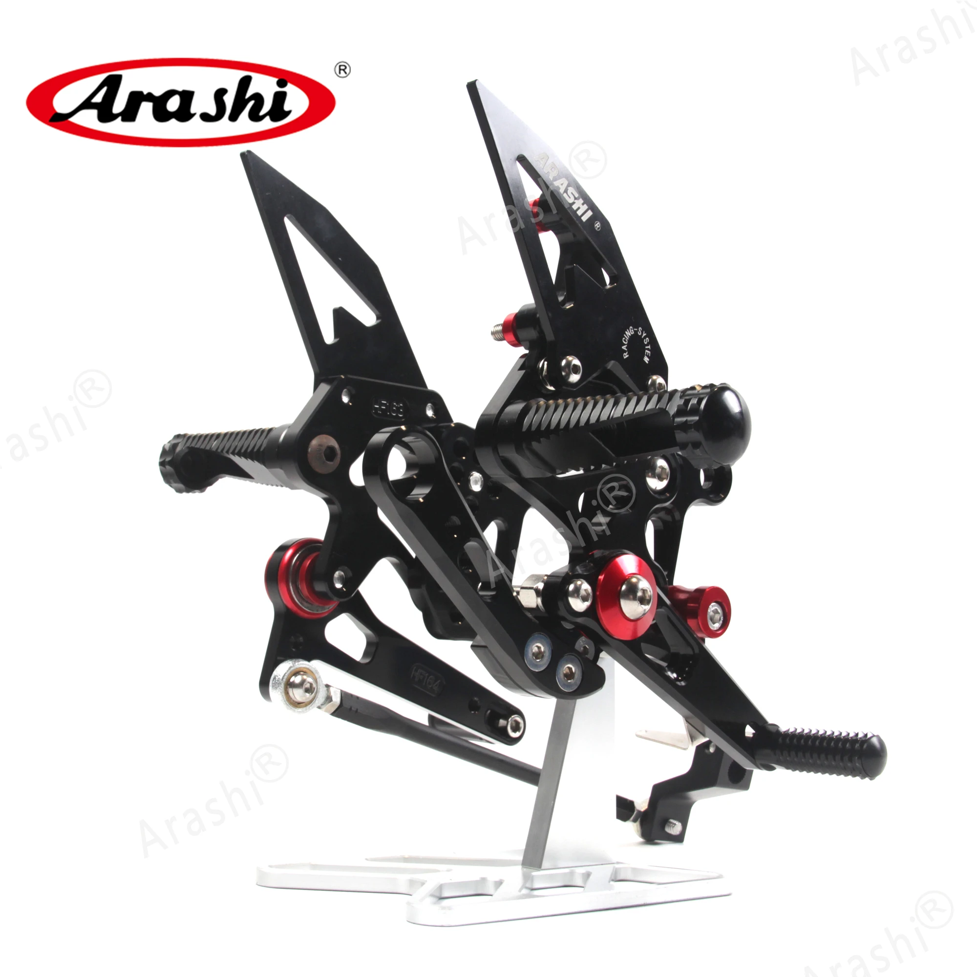 Arashi для APRILIA RSV4 R 2009 2010 2011 2012 CNC Регулируемые подножки колышки ног наездник