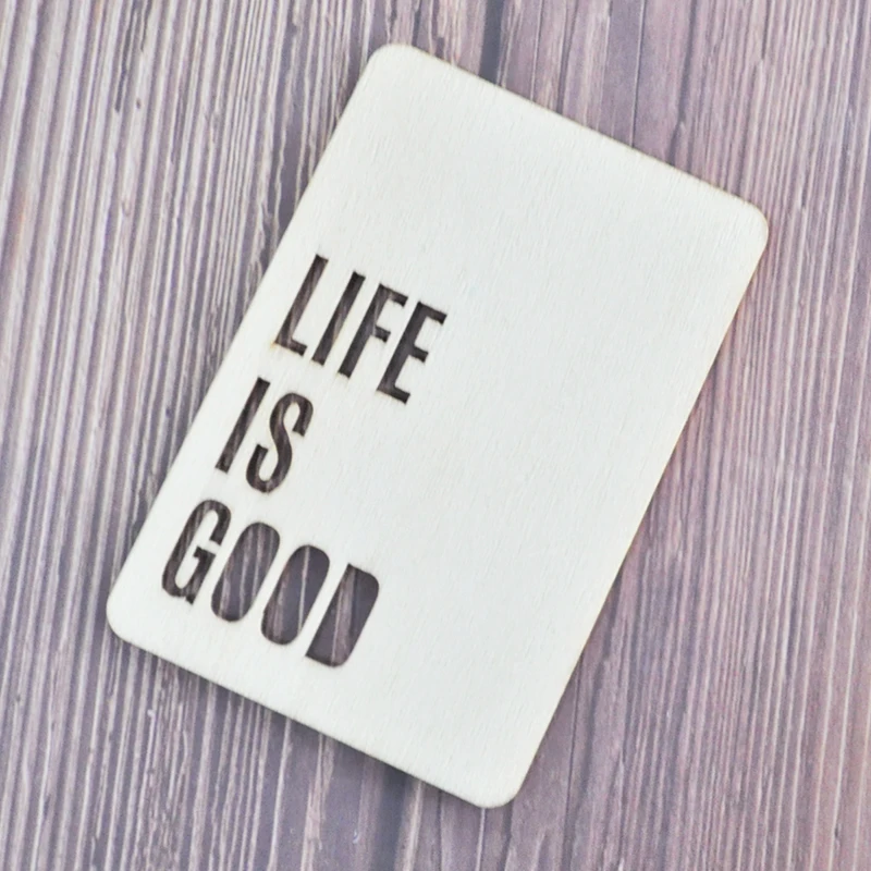 Happymems необработанные деревянные формы 24 шт DIY лазерная резка полые украшения для