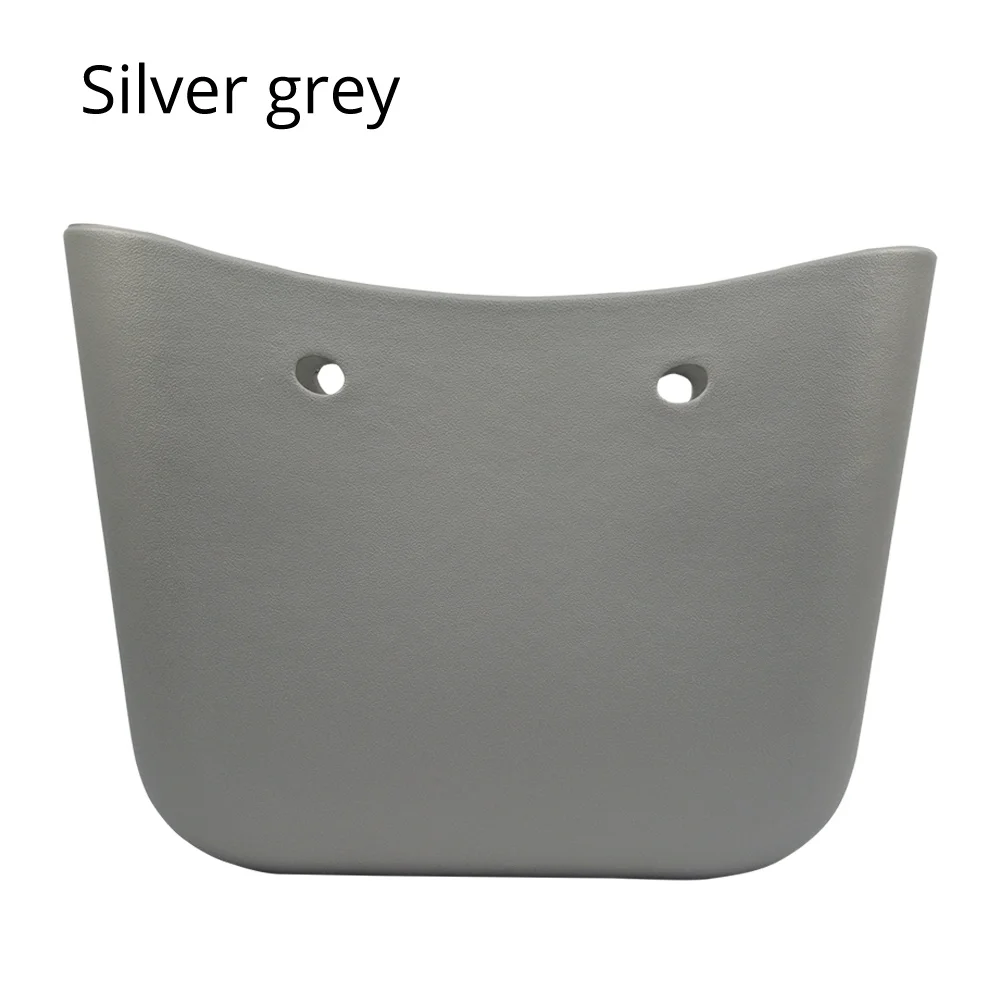 Silver grey Классическая большая сумка EVA женские сумки модные сумки DIY водонепроницаемый стиль obag резиновая силиконовая стильная женская сумка - Цвет: Silver grey