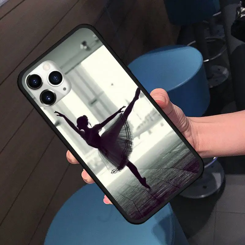 

Ballerina Dance Ballet Girl Phone Case for iPhone 11 12 pro XS MAX 8 7 6 6S Plus X 5S SE 2020 XR Soft silicone