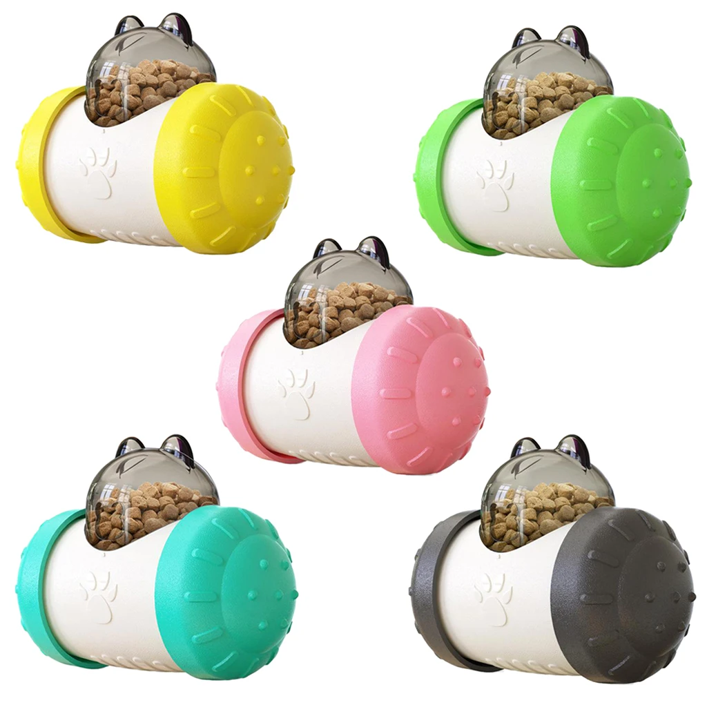 

Dog Cat Food Dispensing Toy Interactive Chase Toy Slow Feeder IQ Treat Ball