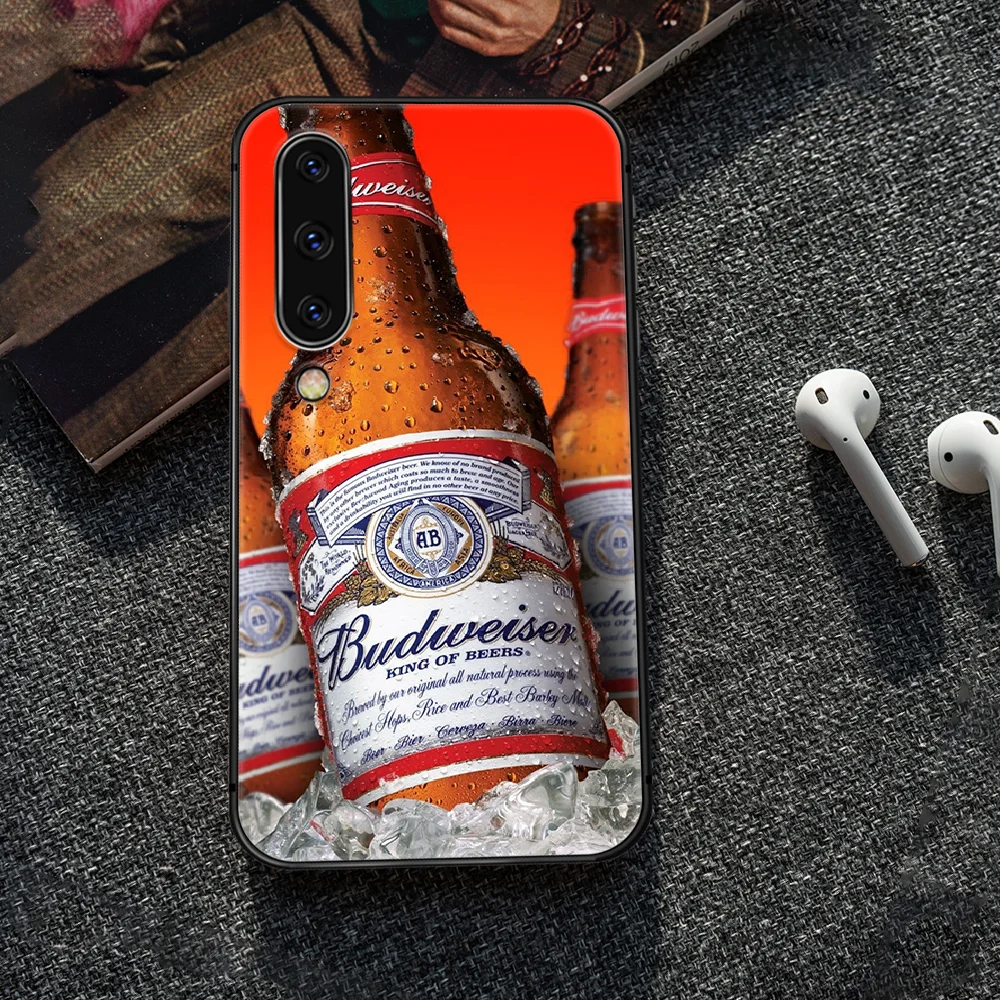 

Budweiser beer Phone Case Cover For Samsung Galaxy A10 A11 A20 E A21 A30 A40 A41 A50 A51 A70 A71 A81 S 4G 5G black Back Tpu