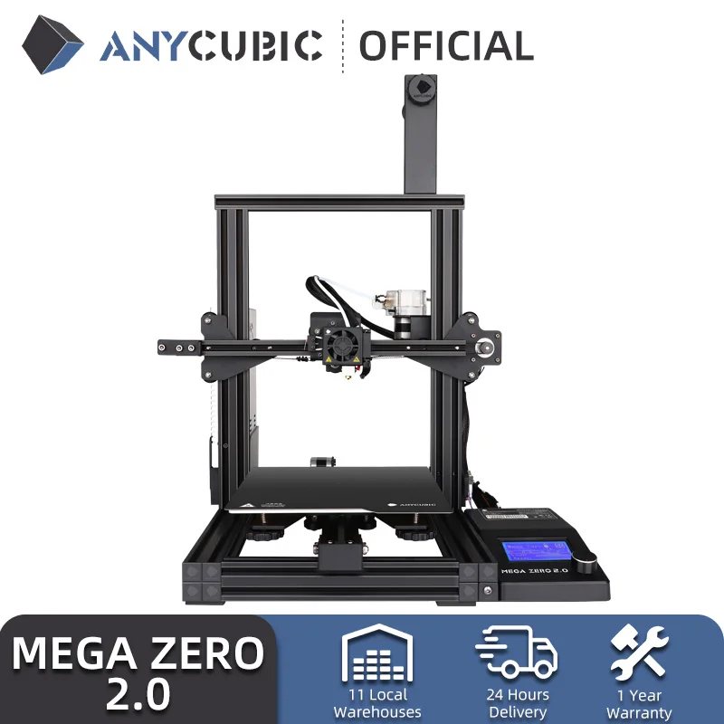 3D принтер ANYCUBIC Mega Zero 2 0 FDM обновление с горячей платформой вспомогательное