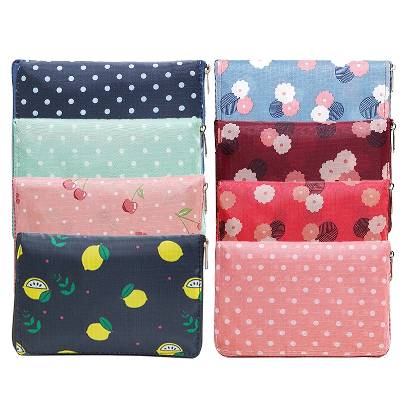 

Portable supermarket folding shopping bag Reusable Convenient storage bag Large capacity Eco friendly shop bag Home Organizer