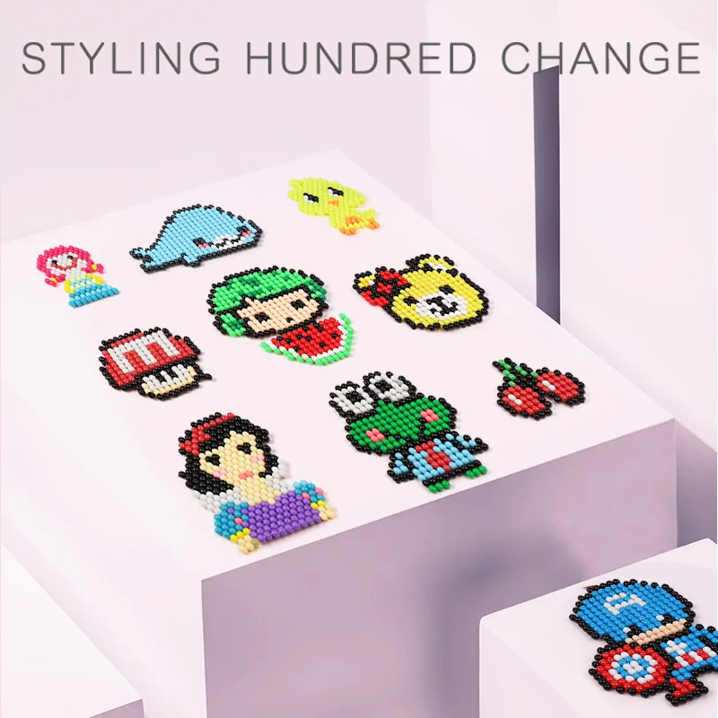 

Children's Creative Magic Beads DIY Handicraft Toys, Water Spray Magic Beads Puzzle Set Gifts for Children