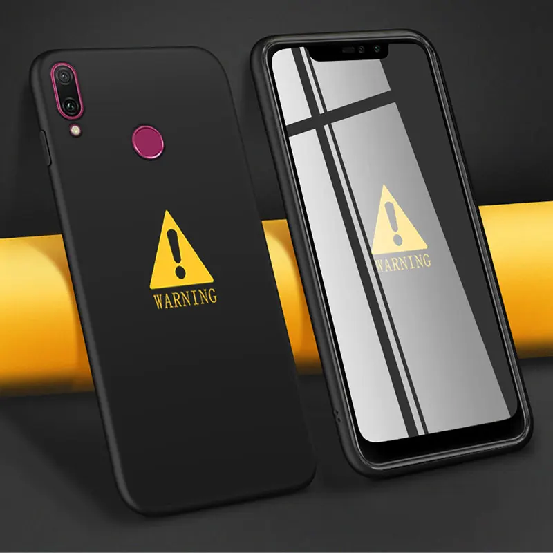 Ультратонкий матовый чехол для huawei Y5 Y6 Y7 Prime Y9 2017 2018 2019 Enjoy8 силиконовый узор задняя