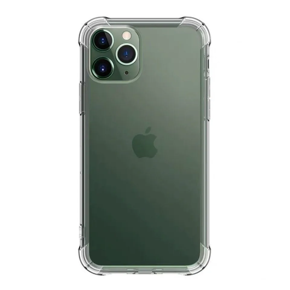 Прозрачный ударопрочный Мягкий силиконовый чехол для iPhone 12 11 Pro Max X XR XS 8 7 6 6S Plus SE