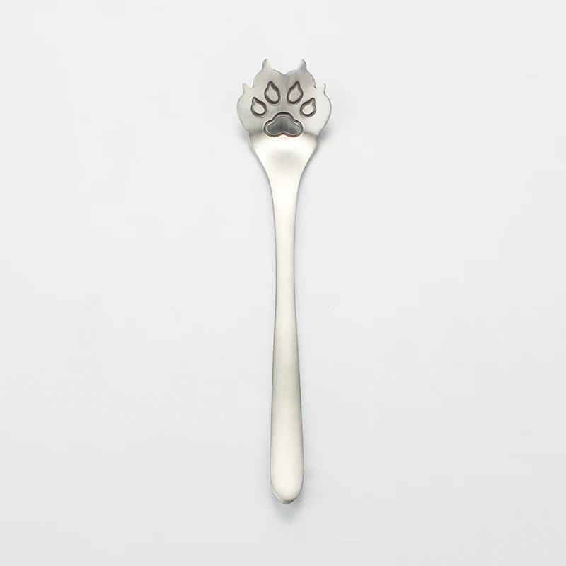Креативные кошачьи когти из нержавеющей стали перемешивание десертные ложки для кофе чайная ложка столовые приборы кухонные принадлежности мини-ложка
