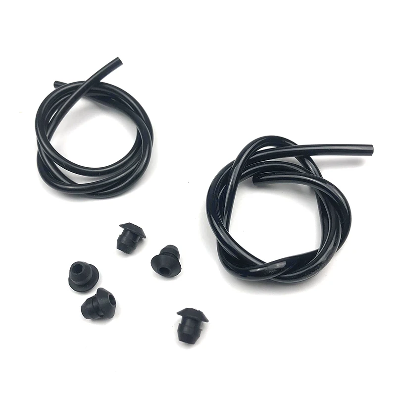 Шланг топливный 630*5 мм 2 шт. + втулка для шланга трубы 5 бака Stihl FC85 FH75 FS36 FS40 FS44 FS48 HL75