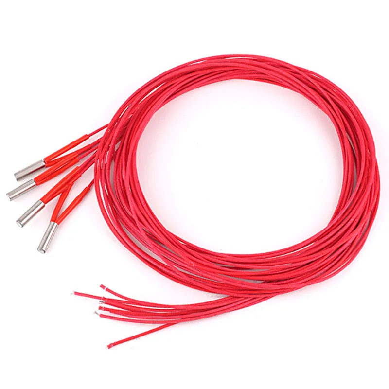 5 шт. нагревательная трубка для 3D принтера диаметр трубки 6 мм электрическая 24 в 40