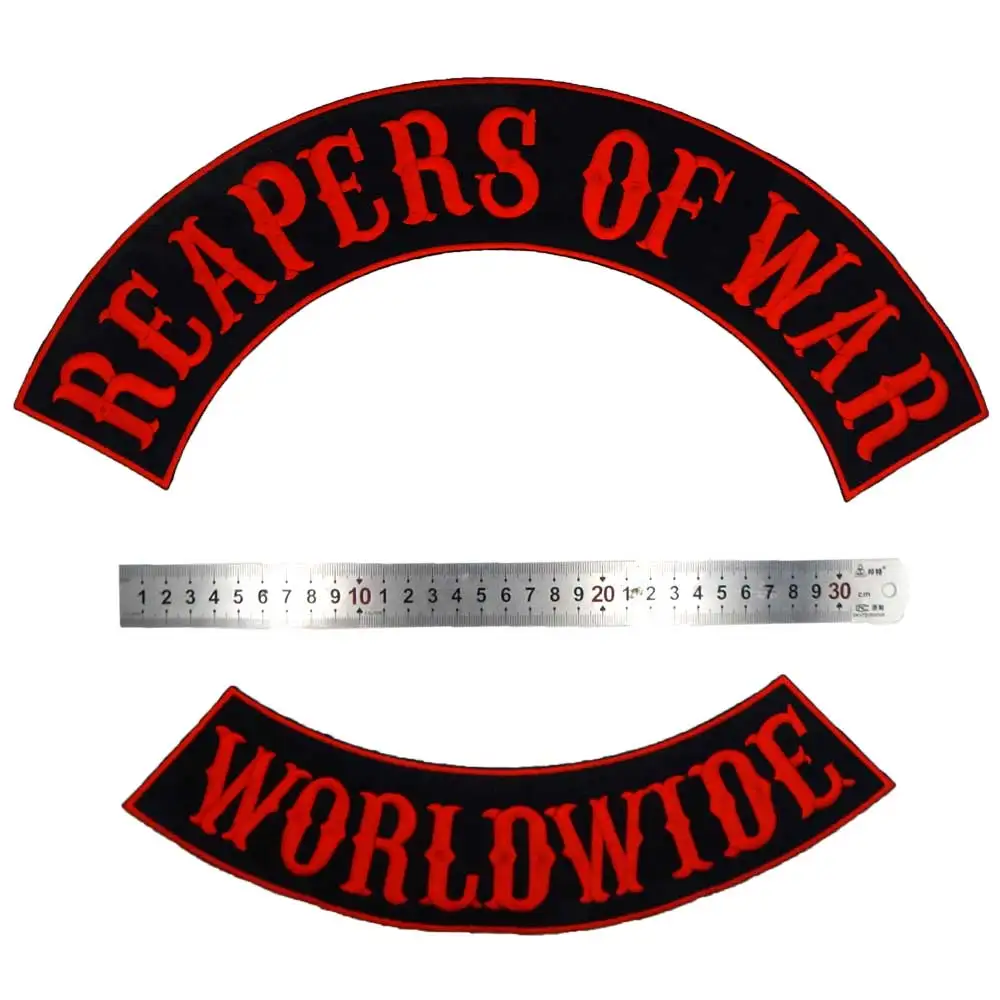 Перегородки войны мировой рокер вышитые Панк байкерские нашивки Одежда Наклейки