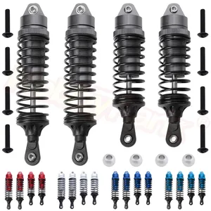 Передние и задние алюминиевые пружины амортизатора в сборе из сплава для 110 Traxxas Slash 4x4 2wd, обновленные детали для радиоуправляемого автомобиля