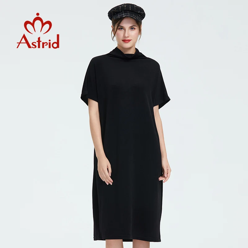 Astrid 2019 Осень новое поступление платье женский топ черный цвет качество новая