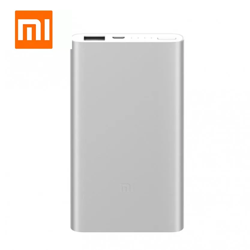 XIAOMI внешний аккумулятор 5000 мАч PLM10ZM Mi power bank2 5000 портативный внешний аккумулятор для зарядки