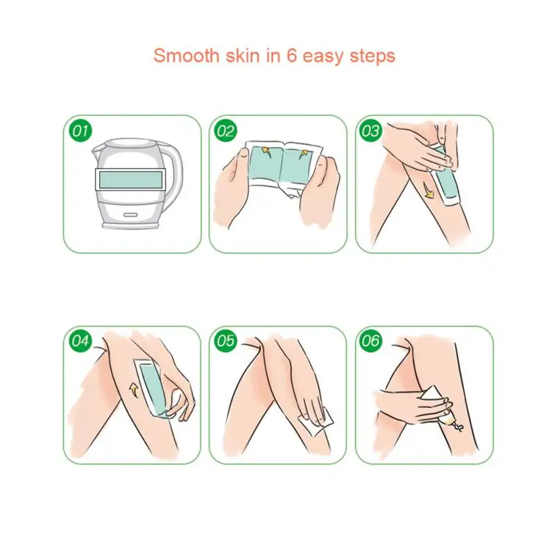 

4 Style Fragrance 20PCS/set Professional Depilatory Paper Hair Removal Waxing Strip Non Woven Full Body Limbs Arm Leg Hair TSLM1