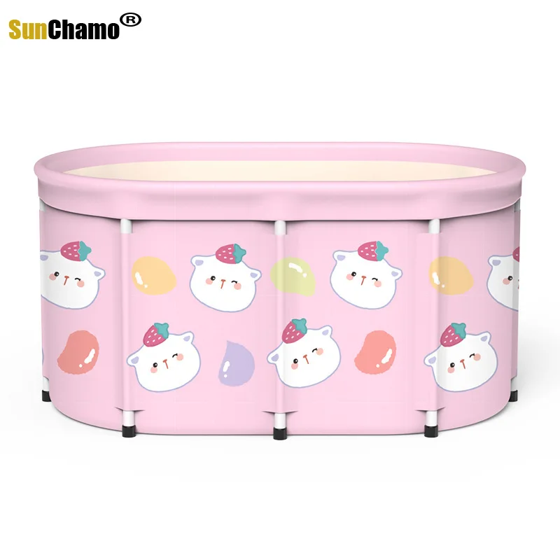 Новая Домашняя портативная Ванна надувная Бесплатная Складная домашняя