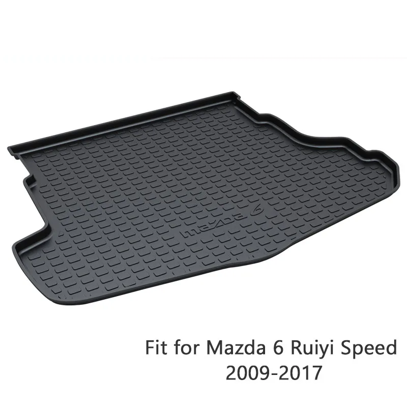 

Подкладка багажника для Mazda 6 Ruiyi Speed 2009 2010 2011 2012 2013 2014 2016 2017, аксессуары, 1 комплект, коврик для багажника заднего вида автомобиля