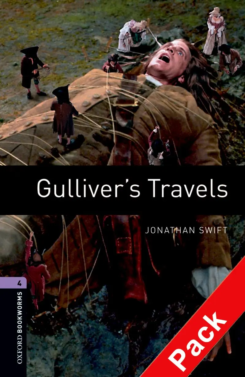 

Kids Boy Girl Educational English reading book Oxford Bookworms Library: Level 4: Gulliver's Travels Audio