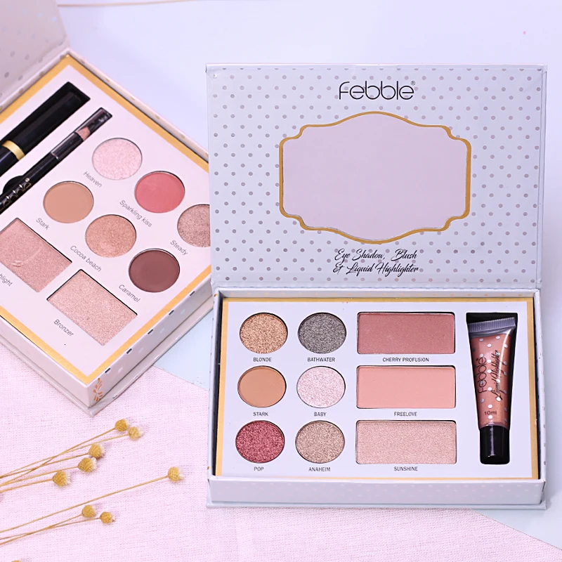 Рекомендуем Dee Call On Febble тени для век палитра цветов румяна высокий светильник