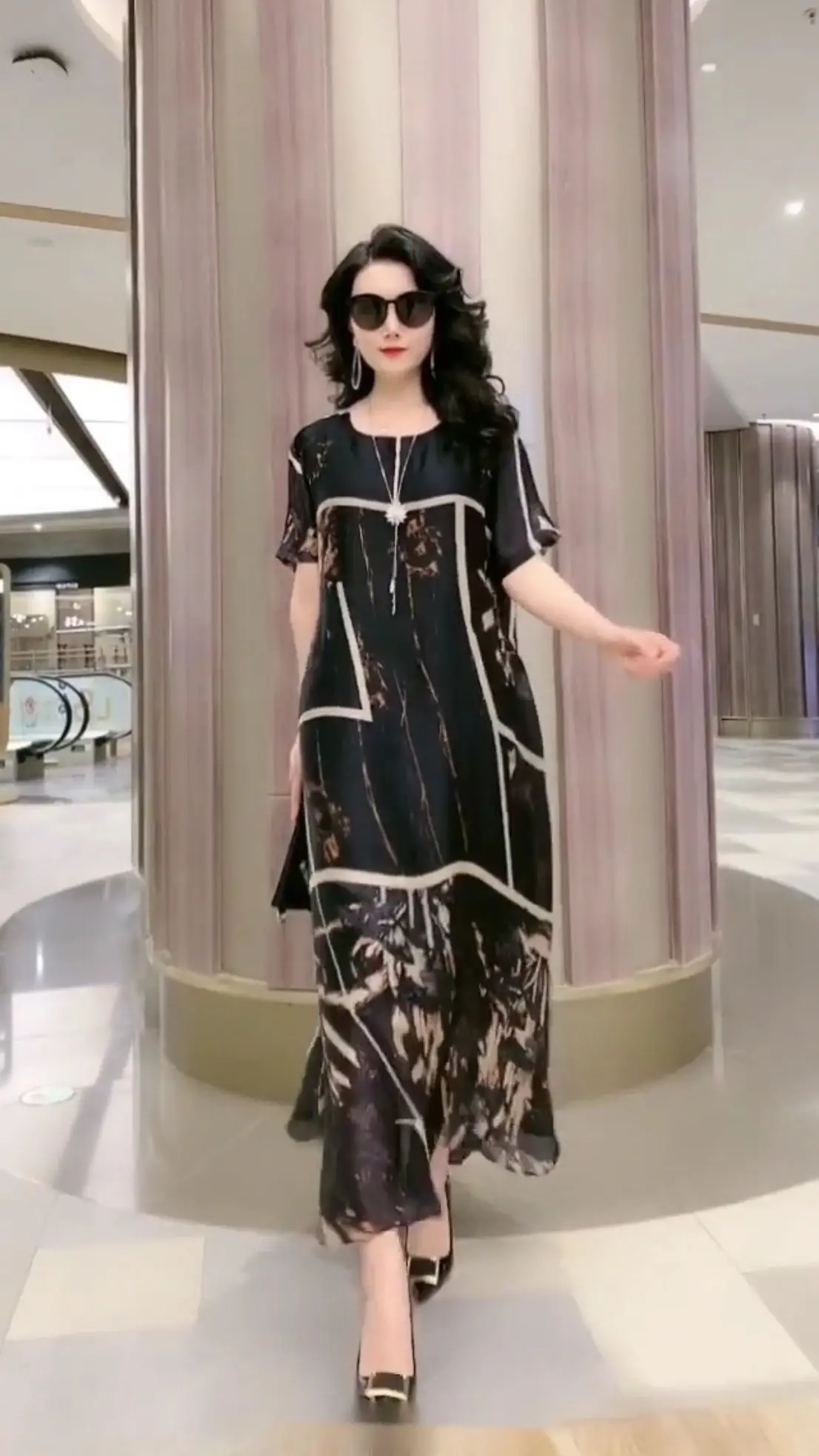 Вне сезона шелковое платье для женщин 2021 новые летние Стиль иностранных