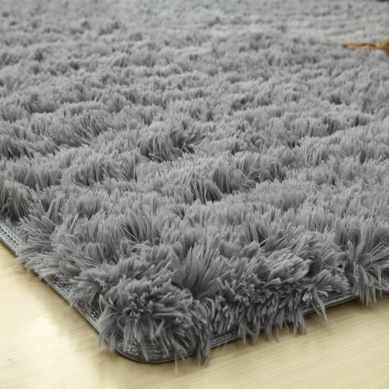 

Fluffy Round Rug Carpets for Living Room Decor Faux Fur Rugs Kids Room Long Plush Rugs for Bedroom Shaggy Area Rug Modern Mats