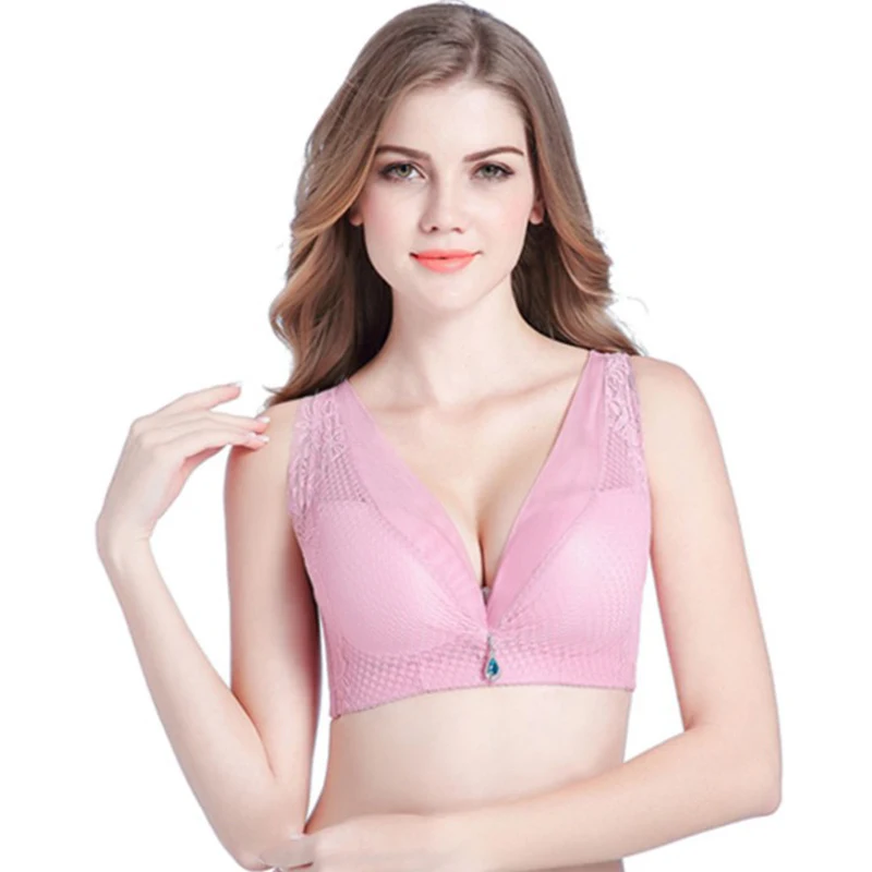 

Sexy Bra Underwear Women Wire Free Bras Gather Underwear Women Sexy Lace Bralette Comfortable Push Up Bra Female Lingerie