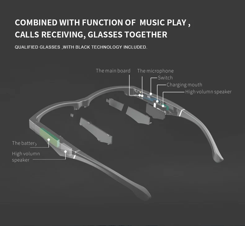 Smart eye ware очки Bluetooth Вызов bluetooth musicanti синий свет линзы поляризованные солнцезащитные очки Беспроводная стерео музыка для мужчин бизнес