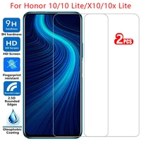 protective tempered glass for huawei honor 10 x 10x lite x10 5g screen protector on honor10 honer onor 10lite light 10xlite film