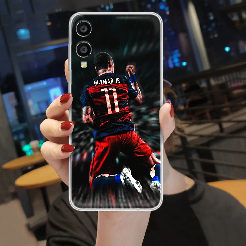 

Neymar football soccer athlete Phone Case hull For HUAWEI honor nova v 5 7 8 9 10 20 30 C A X Lite Pro transparent cover pretty