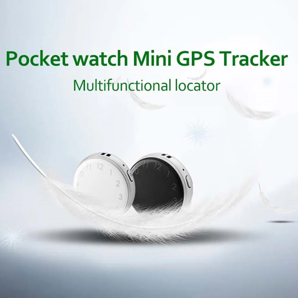 Мини Детский gps трекер карманные часы A12 для взрослых и старше карманные часы локатор устройство слежения SOS будильник голосовой монитор в режиме ожидания 4 дня