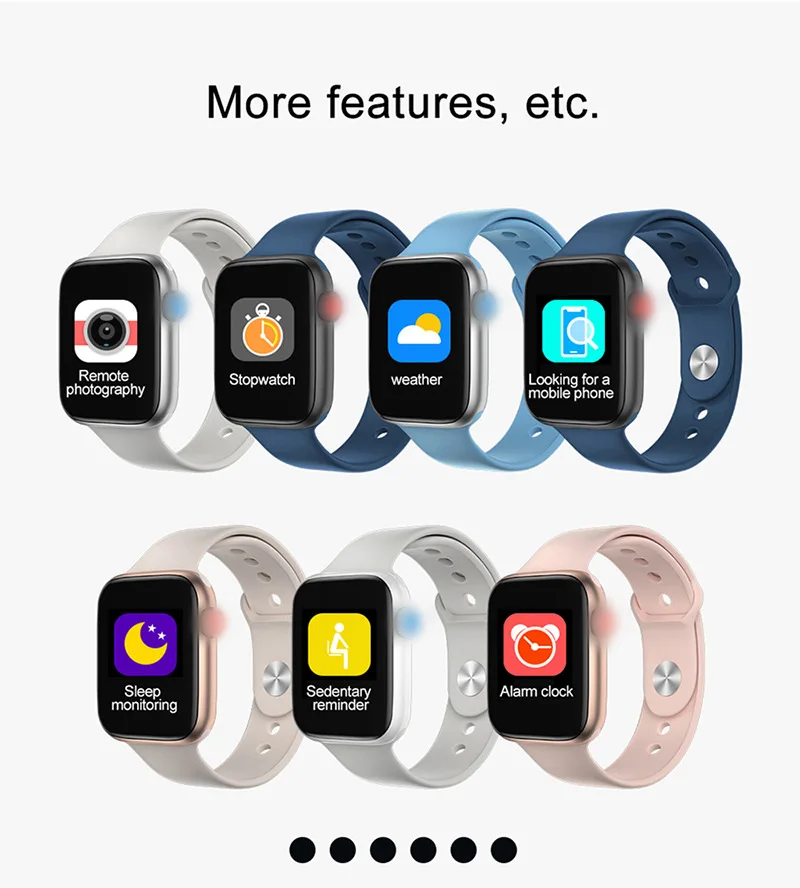 I5 для Apple Watch Монитор Сердечного Ритма Смарт-часы водонепроницаемые фитнес-трекер кровяное давление вызов Smartwatch для iOS Android