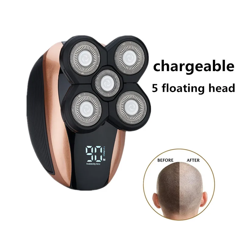 DDPGGL 5 в 1 Мужская Высококачественная usb зарядка 4D электробритва сменная