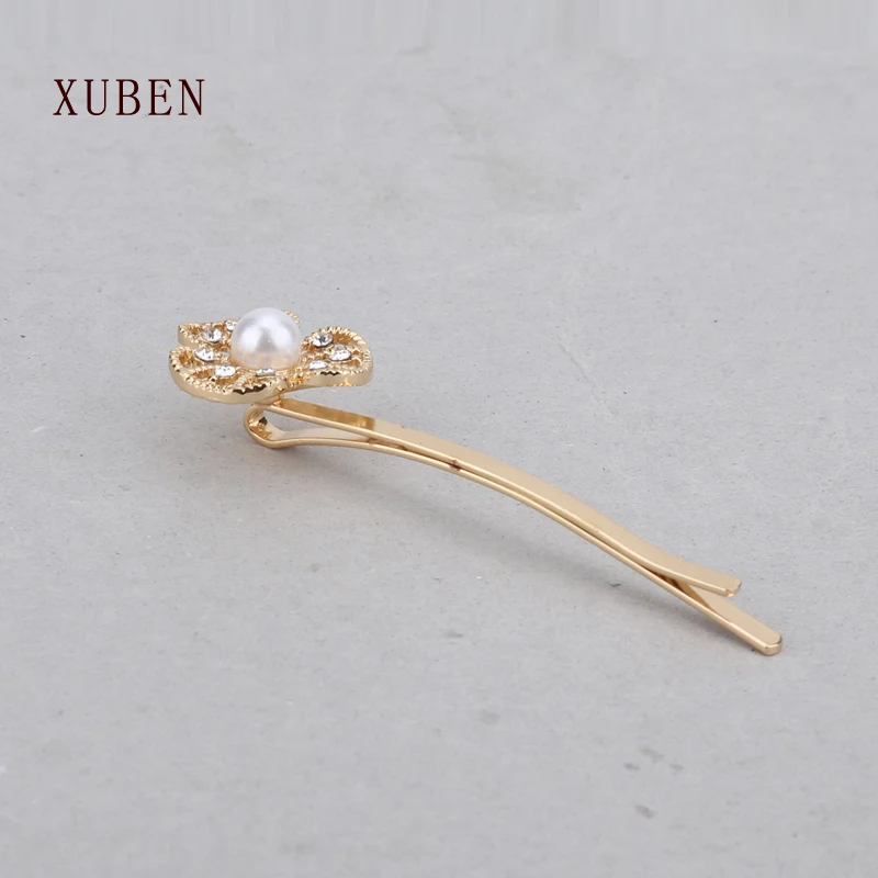 Заколка для волос милая Большая жемчужная заколка боковая папка головной убор