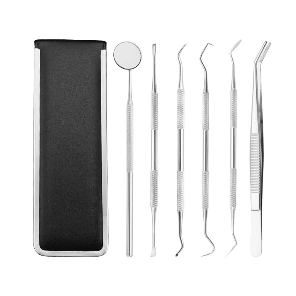 Set Pet Tartar Remover Scaling Tools With Bag Beauty Tooth Cleaning Dental Tool For Dog Health Supplies | Дом и сад