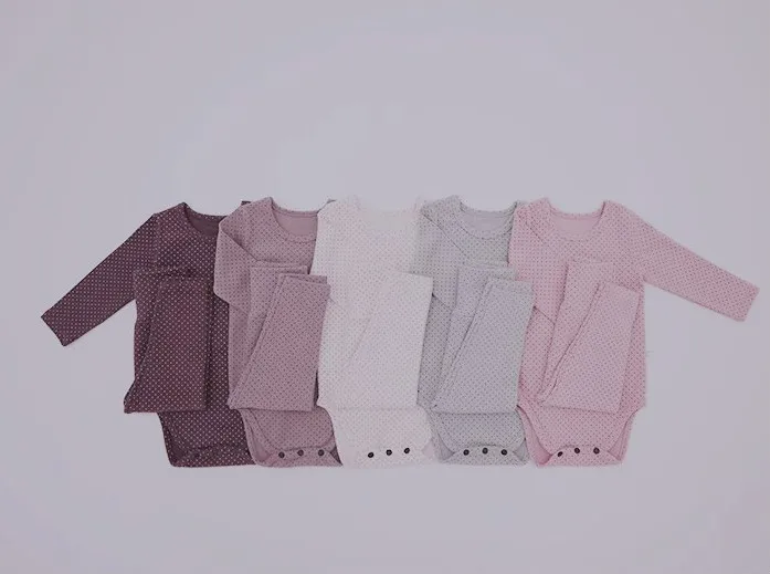 Комплекты хлопковой одежды из 4 предметов для маленьких мальчиков и девочек