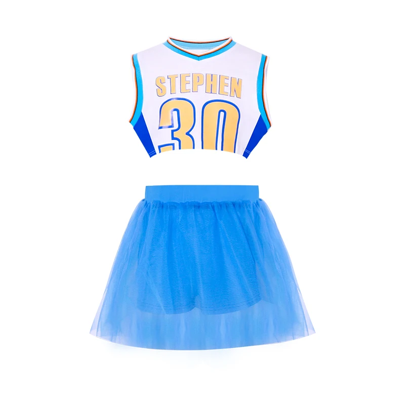 

Modern Children'S Jazz Dance Costume For Girls Street Hip Hop Dance Cheerleader Performance Costume Tutu Vest 2 Piece Set DL4538