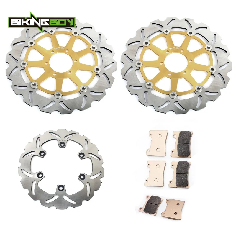 Передние и задние тормозные диски BIKINGBOY YZF 600 R Thunder Cat 95 96 TDM 850 91 01 TRX 97 98 99 FZR 90