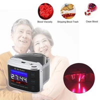 infrared laser acupuncture diabetes rhinitis health care laser watch therapy blood viscosity high blood pressure dropshipping