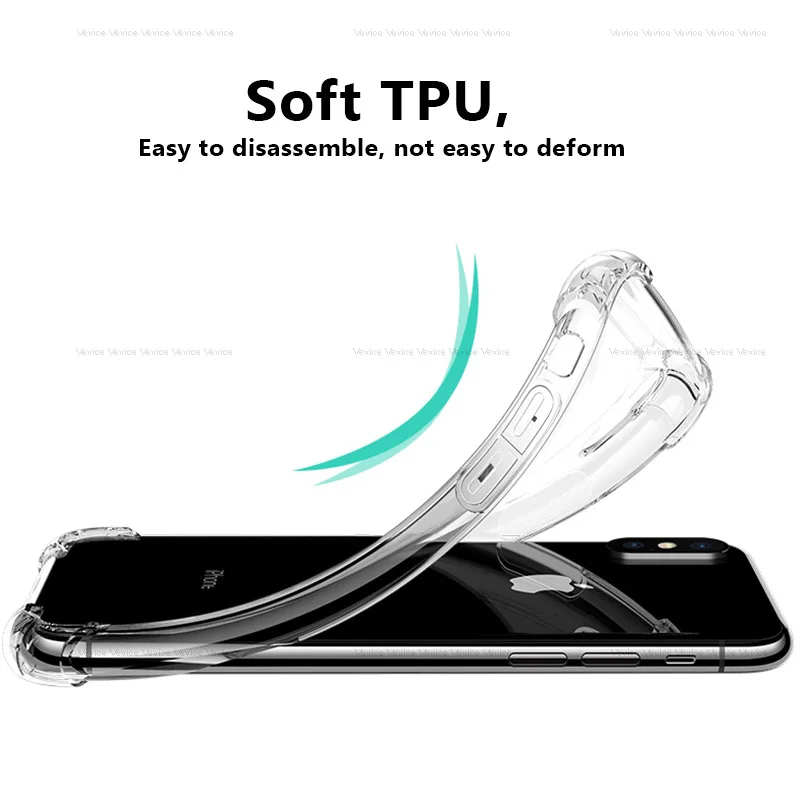 Противоударный чехол для телефона iPhone 11 Pro Max Xs XR X XS MAX мягкий силиконовый Apple 2019